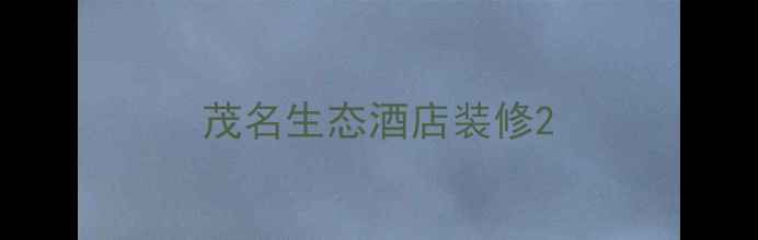 图片 茂名生态酒店装修2